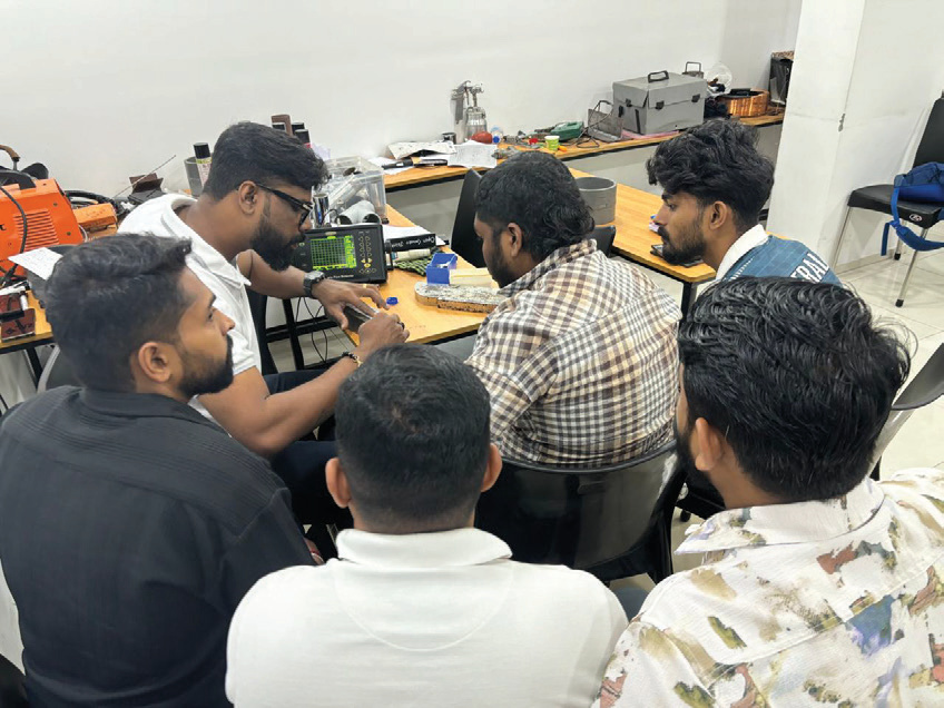 Ultrasonic Testing (UT) Flaw Detection Lab